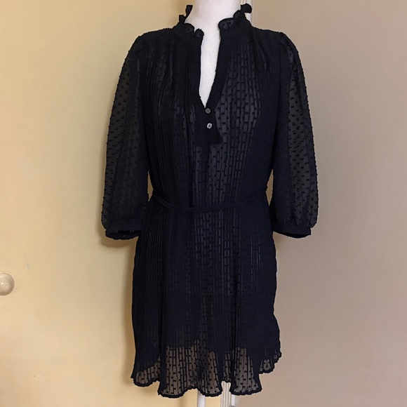 GAP Navy Blue Sleeve Dress Petite Small - Picture 1 of 7